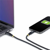 StarTech.com 3ft (91cm) USB-C Charging Cable, 240W PD EPR, Dual-Layer Silicone/Braided Jacket, Rugged USB 2.0 Laptop Charge Cord, USB-IF