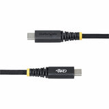 StarTech.com 3ft (91cm) USB-C Charging Cable, 240W PD EPR, Dual-Layer Silicone/Braided Jacket, Rugged USB 2.0 Laptop Charge Cord, USB-IF