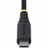 StarTech.com 3ft (91cm) USB-C Charging Cable, 240W PD EPR, Dual-Layer Silicone/Braided Jacket, Rugged USB 2.0 Laptop Charge Cord, USB-IF