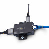 StarTech.com HDMI Extender Over CAT5e/CAT6, 4K 60Hz, Up to 200ft (60m), Transmitter and Receiver Kit, Power Over Cable