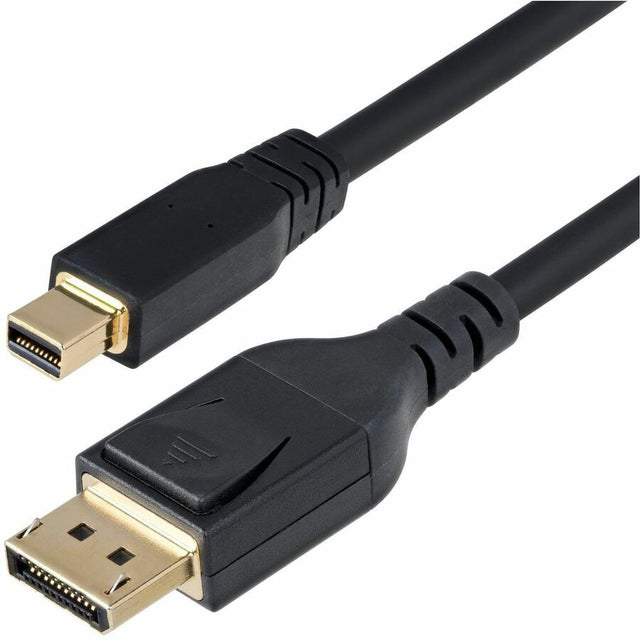 StarTech.com 10ft (3m) Mini DisplayPort to DisplayPort 1.4 Cable, 8K 60Hz HBR3 HDR, UHD 4K 120Hz, mDP to DP Cord