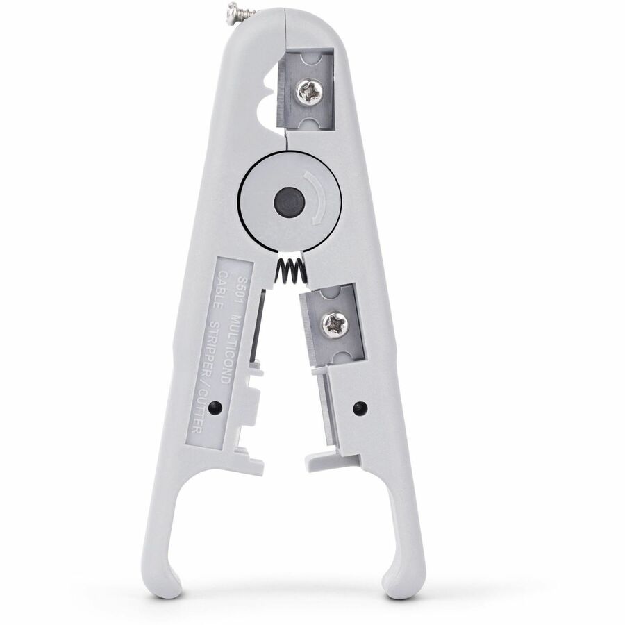 StarTech.com Network Cable Stripper and Cutter, Professional Wire Stripper for UTP/FTP/STP/Coax Cables, Rotary Wire Stripping/Cutting Tool