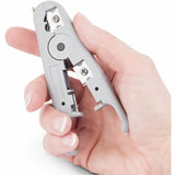 StarTech.com Network Cable Stripper and Cutter, Professional Wire Stripper for UTP/FTP/STP/Coax Cables, Rotary Wire Stripping/Cutting Tool