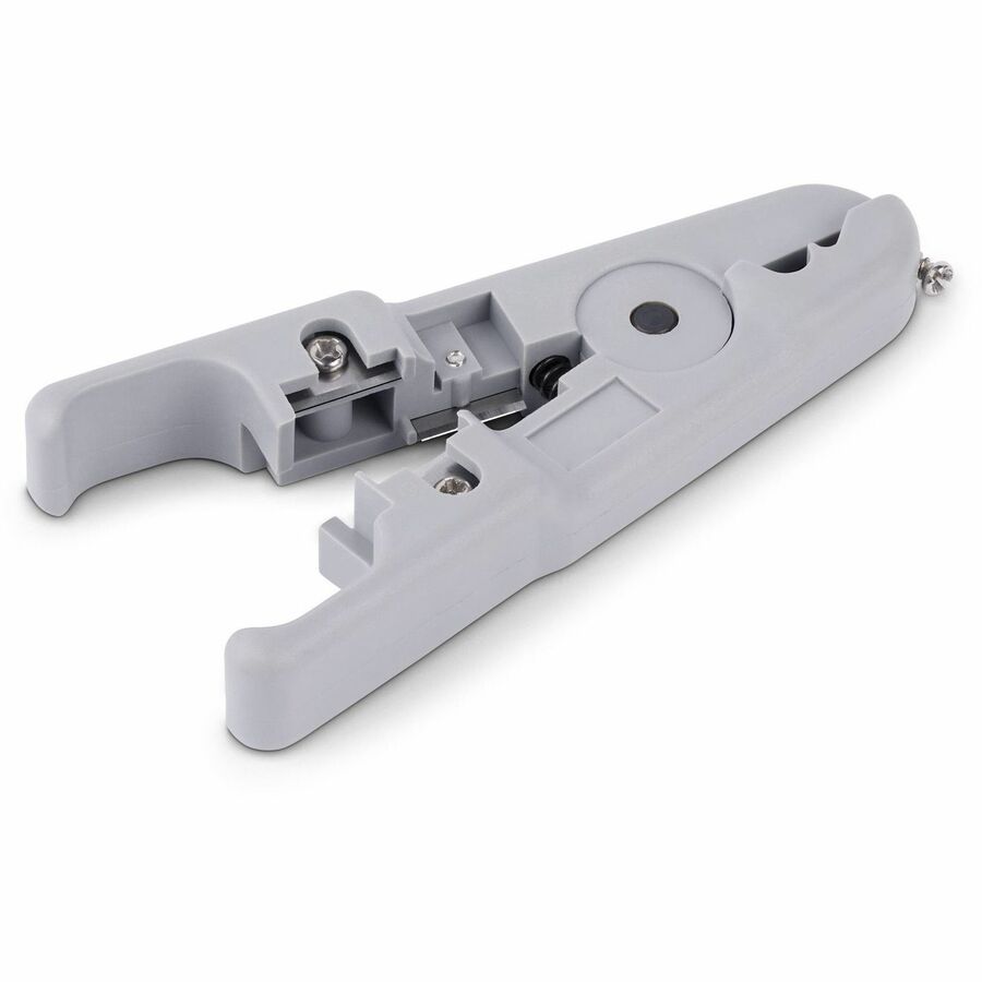 StarTech.com Network Cable Stripper and Cutter, Professional Wire Stripper for UTP/FTP/STP/Coax Cables, Rotary Wire Stripping/Cutting Tool