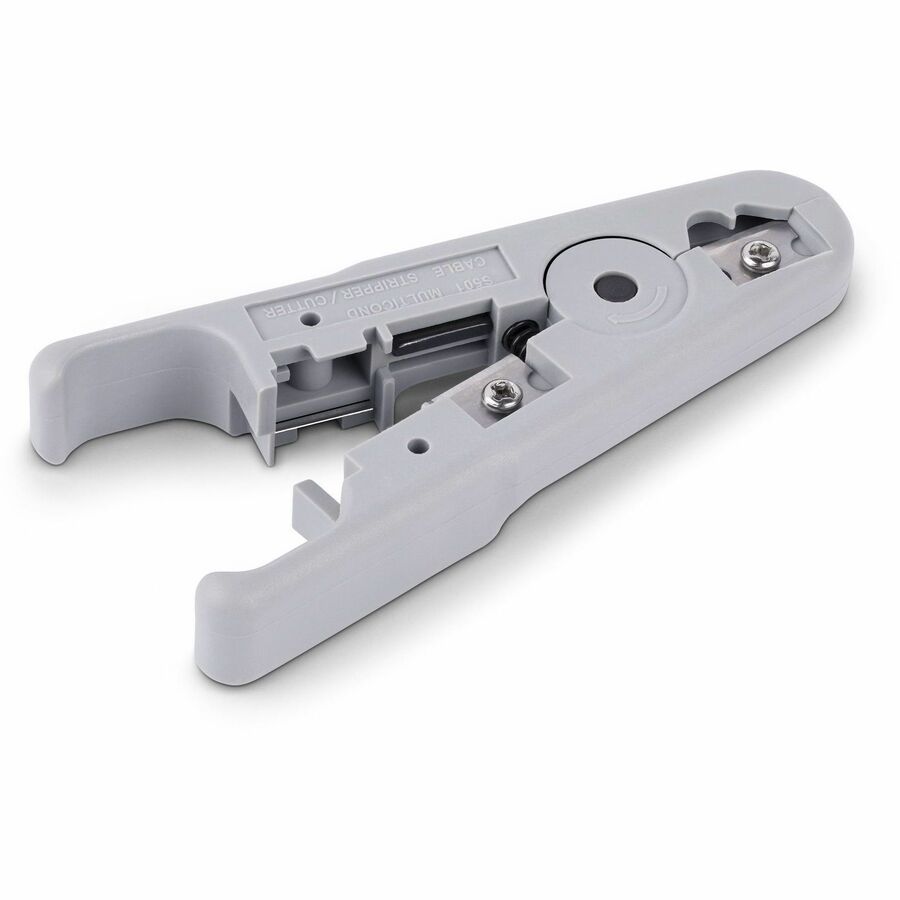 StarTech.com Network Cable Stripper and Cutter, Professional Wire Stripper for UTP/FTP/STP/Coax Cables, Rotary Wire Stripping/Cutting Tool