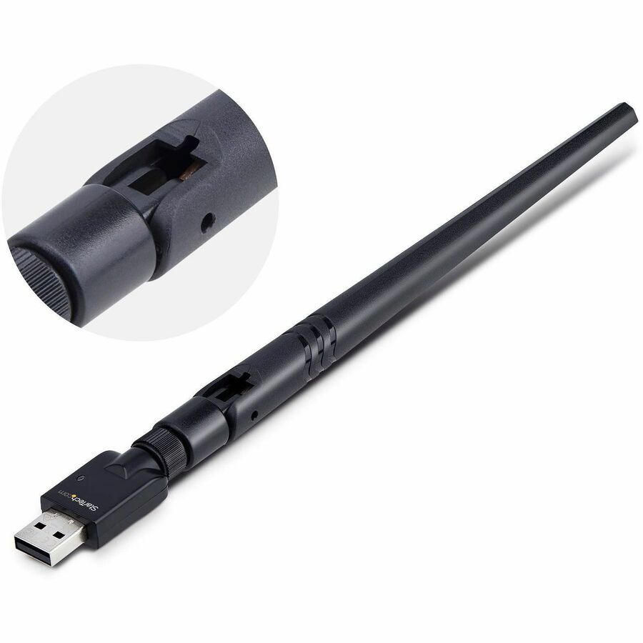 StarTech.com USB Bluetooth 5.3 Adapter, Class 1, USB Bluetooth Dongle for PC, Keyboard/Mouse/Audio Streaming, Windows/Linux
