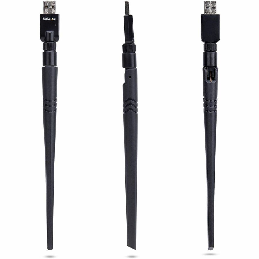 StarTech.com USB Bluetooth 5.3 Adapter, Class 1, USB Bluetooth Dongle for PC, Keyboard/Mouse/Audio Streaming, Windows/Linux