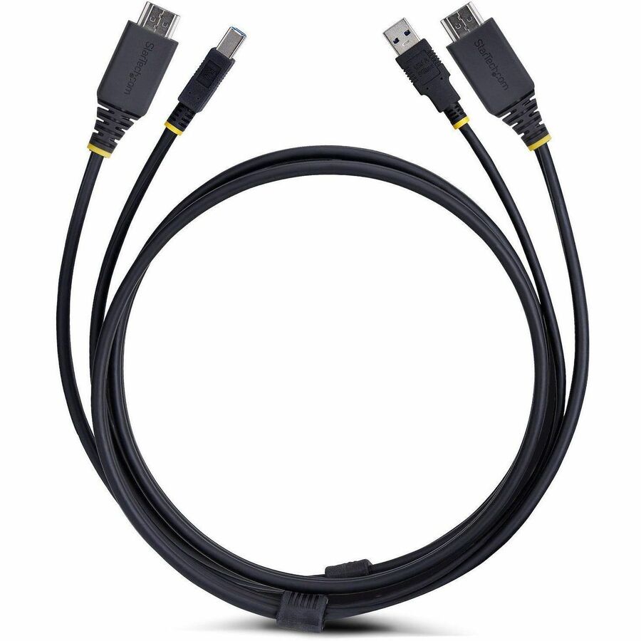 StarTech.com 10ft (3m) HDMI and USB 5Gbps KVM Cable, Up to 4K 60Hz, HDMI 2.0 and USB Combo Cable for KVM Switch
