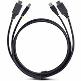 StarTech.com 10ft (3m) HDMI and USB 5Gbps KVM Cable, Up to 4K 60Hz, HDMI 2.0 and USB Combo Cable for KVM Switch