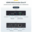 StarTech.com HDMI KVM Extender Over IP Network, 4K 60Hz, Driverless, HDMI and USB Over Ethernet/CAT6, AVoIP, Transmitter/Receiver Kit