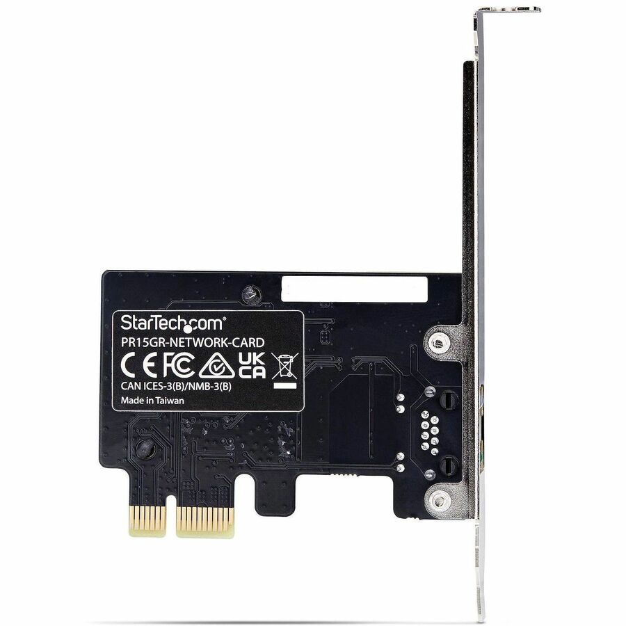 StarTech.com 1-Port 5G Gigabit PCIe Network Adapter Card, 5G/2.5G/1G/100M/10M, PCI Express NIC, Realtek RTL8126, Windows & Linux, TAA