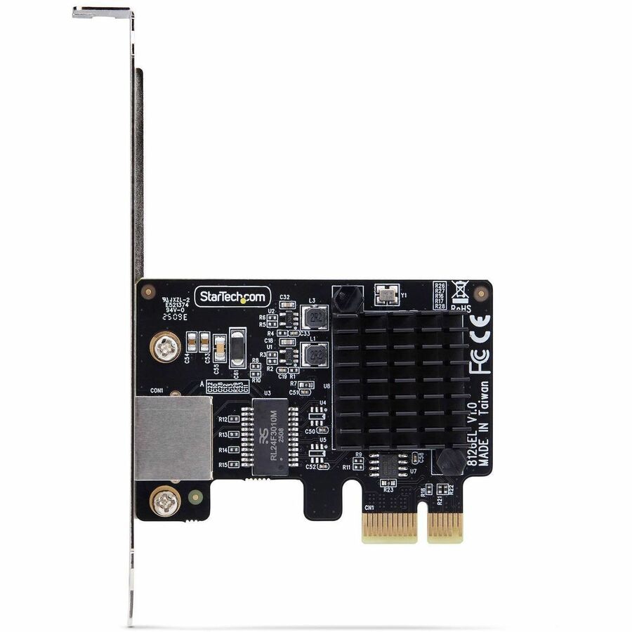 StarTech.com 1-Port 5G Gigabit PCIe Network Adapter Card, 5G/2.5G/1G/100M/10M, PCI Express NIC, Realtek RTL8126, Windows & Linux, TAA