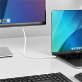 StarTech.com 6ft (2m) USB-C to DisplayPort 1.2 Cable, Bidirectional, 4K 60Hz White Video Adapter for Apple MacBook Pro / Air M1 M2 M3 M4