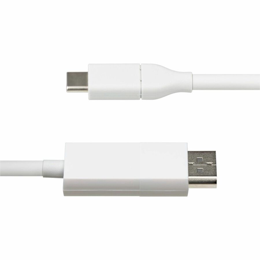 StarTech.com 6ft (2m) USB-C to DisplayPort 1.2 Cable, Bidirectional, 4K 60Hz White Video Adapter for Apple MacBook Pro / Air M1 M2 M3 M4
