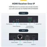 StarTech.com HDMI Receiver Over IP Network for the IH2006 Product Series, 4K 60Hz, AVoIP, Driverless, Receiver Only