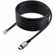 StarTech.com USB-C to RJ9 Adapter for Office Phone Handset or Wired/Wireless Headset, Use Landline Hardware, 6ft (1.8m), Laptop/Desktop