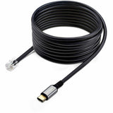 StarTech.com USB-C to RJ9 Adapter for Office Phone Handset or Wired/Wireless Headset, Use Landline Hardware, 6ft (1.8m), Laptop/Desktop