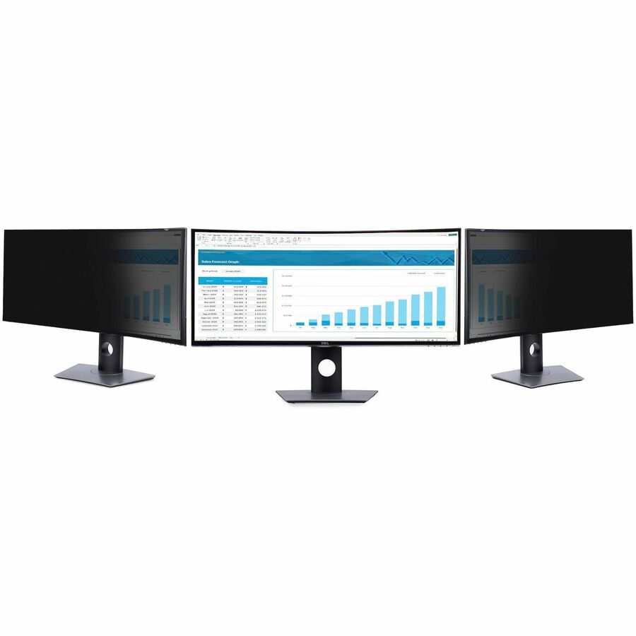 StarTech.com Privacy Screen For Dell U3824DW Curved Ultrawide 21:9 Monitor, Double-Sided, Computer Desktop Monitor Screen Protector, TAA