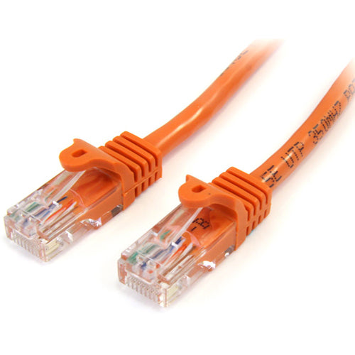 Câble patch anti-accroc StarTech.com - RJ-45 (M) - RJ-45 (M) - 1,8 m - UTP - (CAT 5e) - Orange
