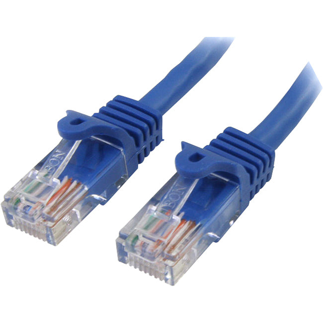 Câble patch UTP Cat5e anti-accroc bleu StarTech.com de 1,2 m