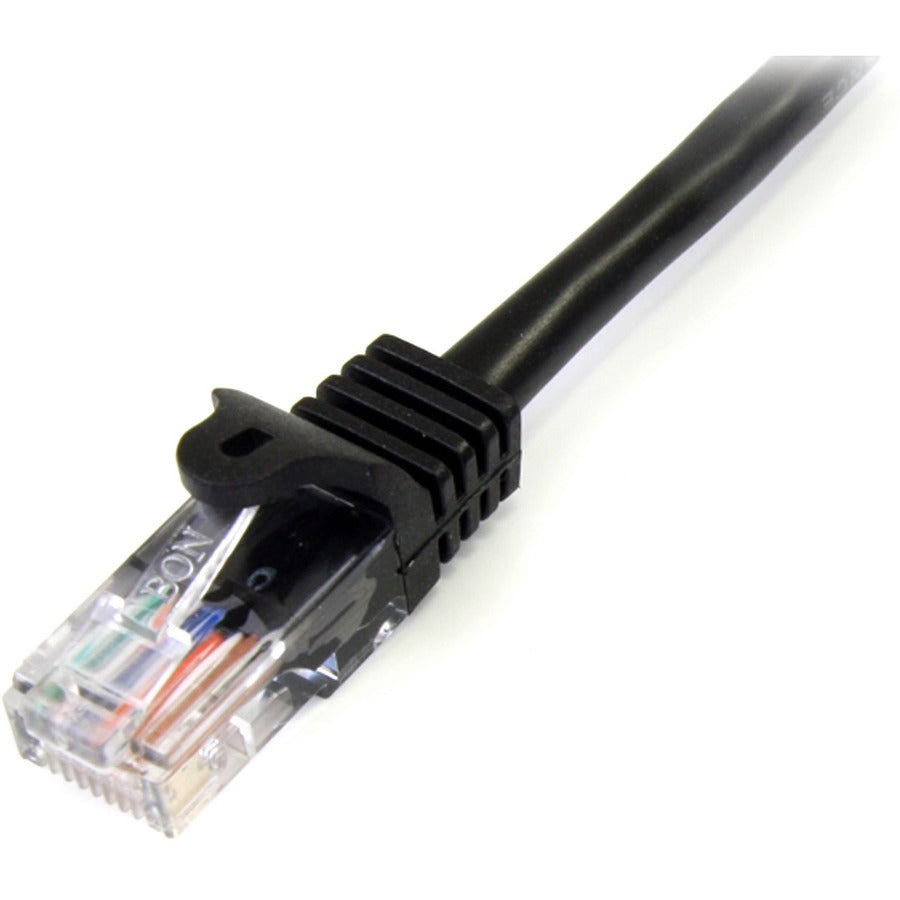 StarTech.com Snagless Cat5e UTP Patch Cable - RJ-45 (M) - RJ-45 (M) - 100 ft - UTP - ( CAT 5e ) - black
