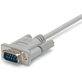 Câble série DB9 droit StarTech.com de 4,5 m (15 pi) - Rallonge externe pour souris - Gris