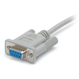 Câble série DB9 droit StarTech.com de 4,5 m (15 pi) - Rallonge externe pour souris - Gris