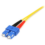 1m Single-Mode LC to SC Duplex Fiber Cable 9/125