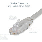 StarTech.com 3ft CAT6 Ethernet Cable - Gray Molded Gigabit - 100W PoE UTP 650MHz - Category 6 Patch Cord UL Certified Wiring/TIA